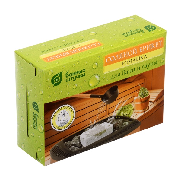 Соляной брикет с травами  Соляной брикет с травами