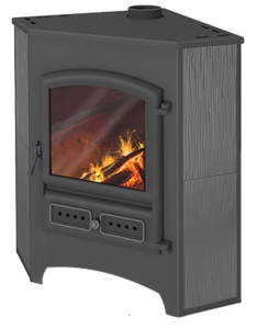 Печь-камин ЭТНА 11 кВт (БКД) УГЛОВОЙ АНТРАЦИТ (180 м.куб) Печь-камин ЭТНА 11 кВт (БКД) УГЛОВОЙ АНТРАЦИТ (180 м.куб)