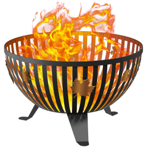 Чаша костровая СТЭН ЛИСТОПАД с термостойким покрытием