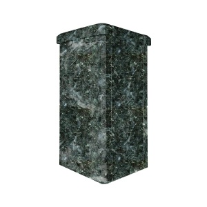 Облицовка на трубу для печей АВАНГАРД 35 / 40  КЛАССИКА СЕРПЕНТИНИТ (115*540)  (2 яруса) под шибер