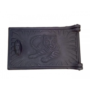 Дверца поддувальная ДП-2 Т К с рисунком крашеная ТИГР (ПР: 270 х 160 мм) БЛМЗ  (5) Дверца поддувальная ДП-2 Т К с рисунком крашеная ТИГР (ПР: 270 х 160 мм) БЛМЗ  (5)