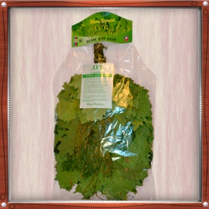 Веник Экстра из КАВКАЗСКОГО ДУБА с донником в индивидуальной упаковке Веник Экстра из КАВКАЗСКОГО ДУБА с донником в индивидуальной упаковке