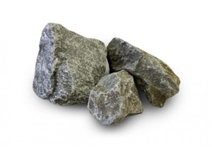 Камень ПОРФИРИТ (для бань и саун) колотый для электрокаменок 20 кг