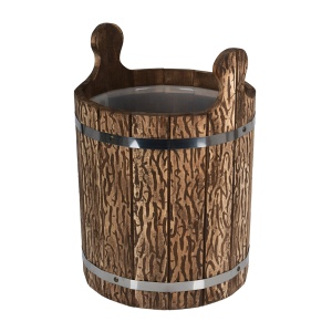 Запарник 18 л с пластиковой вставкой (искусственно состаренное) ЛИПА Банные штучки