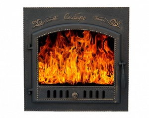 Дверца каминная СИБИРЬ (700 х 700 мм), чугун