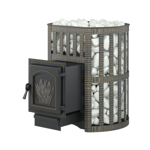 Печь-каменка  чугунная ЛЕГЕНДА КОВКА 16 дверца 271 (8 - 18 м.куб)