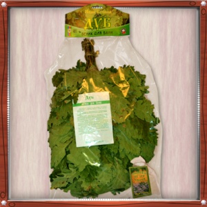 Веник Экстра из КАВКАЗСКОГО ДУБА с чабрецом в индивидуальной упаковке Веник Экстра из КАВКАЗСКОГО ДУБА с чабрецом в индивидуальной упаковке