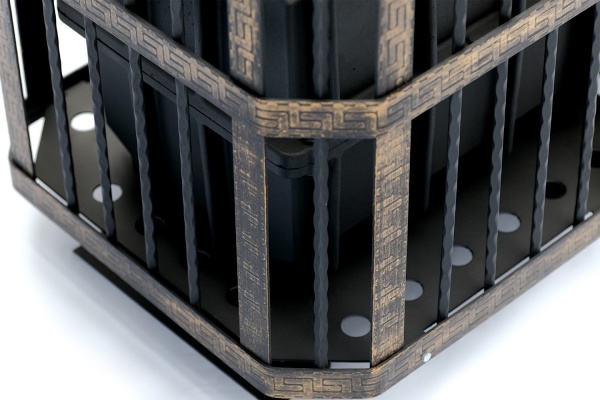 Печь-каменка  чугунная СИБИРЬ 32 СЕТКА кованная чугунная дверца ДК-2С со стеклом (20 - 32 м.куб) Печь-каменка  чугунная СИБИРЬ 32 СЕТКА кованная чугунная дверца ДК-2С со стеклом (20 - 32 м.куб)