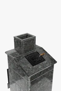 Облицовка дымохода 270 х 270 х 930/пироксенит 30