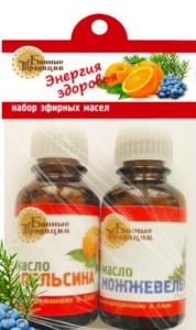 Набор масел 2*15 мл (апельсин, можжевельник) БТ Набор масел 2*15 мл (апельсин, можжевельник) БТ