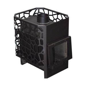 Печь-каменка РАДА  сталь 4 мм 14 S СЕТКА без ВТК (8-16 м.куб) (без дверцы)