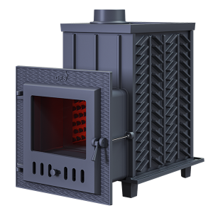 Печь-каменка чугунная GFS ЗК 25М  дверца со стеклом (25 м.куб) Печь-каменка чугунная GFS ЗК 25М  дверца со стеклом (25 м.куб)