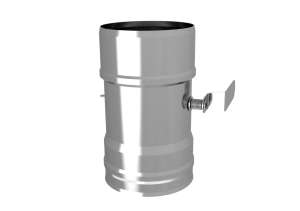 Шибер (заслонка) поворотный d = 150 мм (1 ММ)  (10)