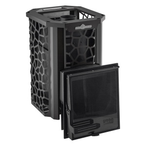 Печь-каменка HARD Саванна Панорама 20L удлиненная топка (16 - 22 м.куб)