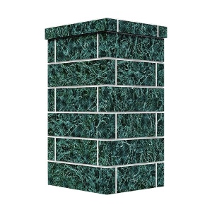 Облицовка на трубу для печей GFS ЗК 18  КЛАССИКА/ПРЕЗИДЕНТ КИРПИЧ ЗМЕЕВИК  (2 яруса) под шибер