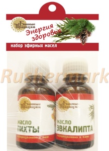 Набор масел 2*15 мл (пихта, эвкалипт) БТ Набор масел 2*15 мл (пихта, эвкалипт) БТ