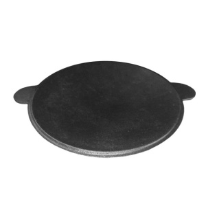 Сковорода чугунная САДЖ СЧ-6  6л (крышка для казана КЧ-6) ЛИТКОМ  (1)