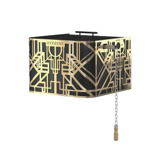 Душ русский (обливное устройство) 15 л EVEREST BLACK GALAXY GOLD