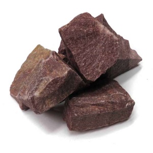 Камень КВАРЦИТ МАЛИНОВЫЙ (для бань и саун)  колотый 20 кг Камень КВАРЦИТ МАЛИНОВЫЙ (для бань и саун)  колотый 20 кг