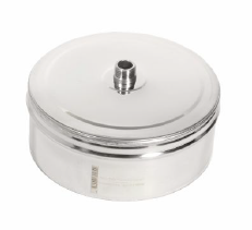 Крышка для тройника d = 200 мм с конденсатоотводом  Н ТИС (430 СТАНДАРТ)