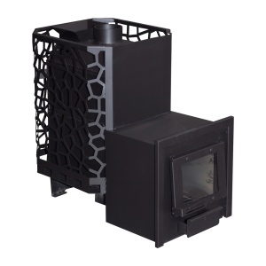 Печь-каменка РАДА  сталь 4 мм 18L ЗК СЕТКА удлиненная топка (16 - 20 м.куб) (без дверки)