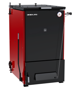 Котел отопительный ZEUS TURBO 42-54 кВт без автоматики угольный полуавтомат топливо - каменный уголь
