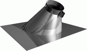 Проход кровли с фланцем d = 280 мм 30 гр. НЕРЖ.