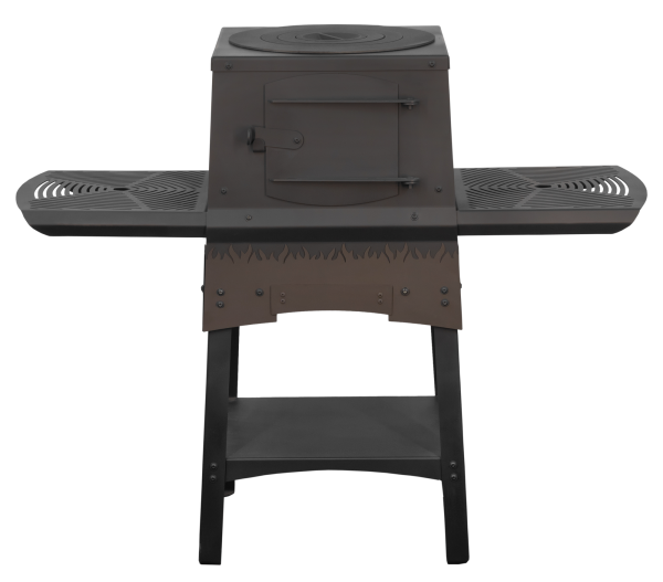 Печь под казан с чугунной плитой LUX СТАЛЬ-МАСТЕР Печь под казан с чугунной плитой LUX СТАЛЬ-МАСТЕР