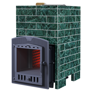 Облицовка ПРЯМАЯ  830/40 ЗМЕЕВИК КИРПИЧ для печей ГЕФЕСТ 18М/П под теплообменник СЛЕВА