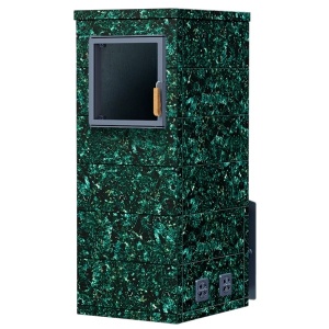 Облицовка для печей ГРОМ 40П2  РУССКИЙ ПАР СЕРПЕНТЕНИТ (1580/40)