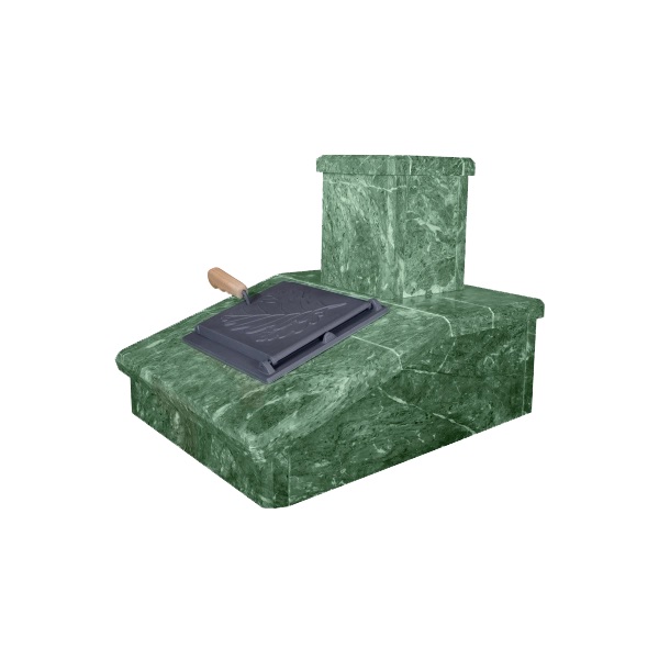 Облицовка на трубу для печей ГРОМ 40  ПРЕЗИДЕНТ ЗМЕЕВИК (150*290)  (1 ярус) под шибер