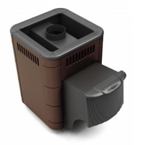 Печь-каменка ОСА шоколад INOX