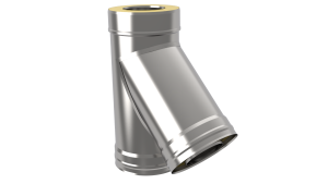 Сэндвич-тройник 45 гр. d = 115/200 мм (Н+Н) 0,8 ММ