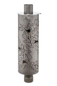 Дымоход - экономайзер со встроенным шибером в кожухе ДУБЫ d = 115 мм L = 1000 мм Дымоход - экономайзер со встроенным шибером в кожухе ДУБЫ d = 115 мм L = 1000 мм