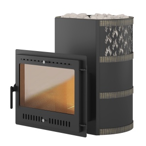 Печь-каменка ЛАВА 22 ПАНОРАМА М (12 - 24 м.куб)