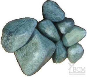 Камень СЕРПЕНТИНИТ (для бань и саун) шлифованный 10 кг Камень СЕРПЕНТИНИТ (для бань и саун) шлифованный 10 кг