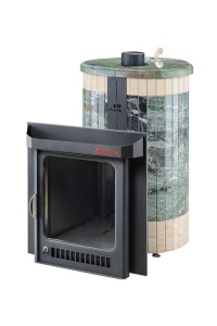 Печь-каменка МАКСИ ПФ дверца со стеклом в ламелях ЖАДЕИТ + ОКАМЕНЕВШЕЕ ДЕРЕВО (38 м.куб) Печь-каменка МАКСИ ПФ дверца со стеклом в ламелях ЖАДЕИТ + ОКАМЕНЕВШЕЕ ДЕРЕВО (38 м.куб)