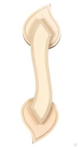 Ручка дверная (Лепесток) ЛИПА Ручка дверная (Лепесток) ЛИПА