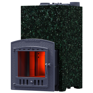 Облицовка для печей GFS ЗК 25М/П2 / 30М/П2 / ГРОМ 30П2  КЛАССИКА  СЕРПЕНТИНИТ (1000/40)