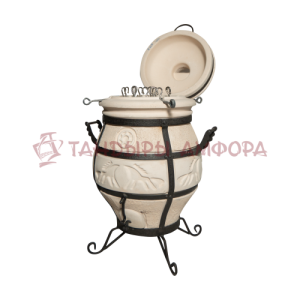 Тандыр Сармат Самобжар с откидной крышкой АМФОРА