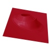 Герметизирующий элемент для кровли Мастер Flash №4 угловой (d= 300 - 450 мм)  красный  (монтажная площадка - алюминий)