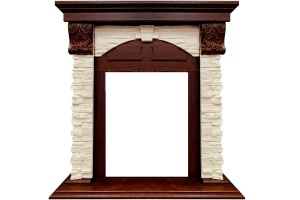 Портал Dublin (Разборный) - Орех каньон / Сланец для электроочага стандартного (RoyalFlame)