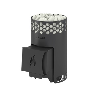 Печь-каменка ЧЁРНАЯ ПЧЁЛКА  (6 - 14 м.куб)