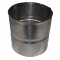 Адаптер котла d = 150 мм (1 ММ) НЕРЖАВЕЙКА (М/М)