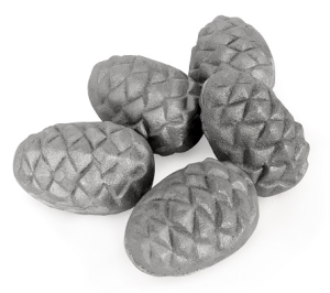 Шишки чугунные в комплекте 5 шт ВЕЗУВИЙ