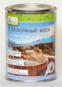 Масло-воск для бочек и купелей  0,9 л Масло&Дерево