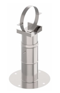 Кронштейн стеновой d = 200 мм ТЕЛЕСКОП 40-75 (0,8ММ)  (GS)  (8)