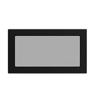 Решетка вентиляционная ГРАФИТ (110 х 300 мм) FIREWAY