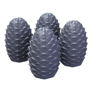 Чугунный заклад для каменки: комплект чугунных ШИШЕК (4 шт) ГЕФЕСТ