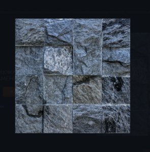 Плитка облицовочная ТАЛЬКОХЛОРИТ РВАНЫЙ КАМЕНЬ 150 х 50 х 25 мм